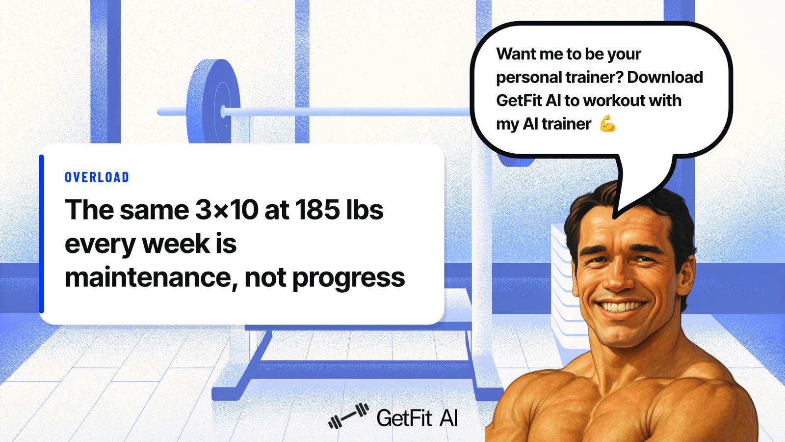 Average Male Bench Press - no progressive overload plan
