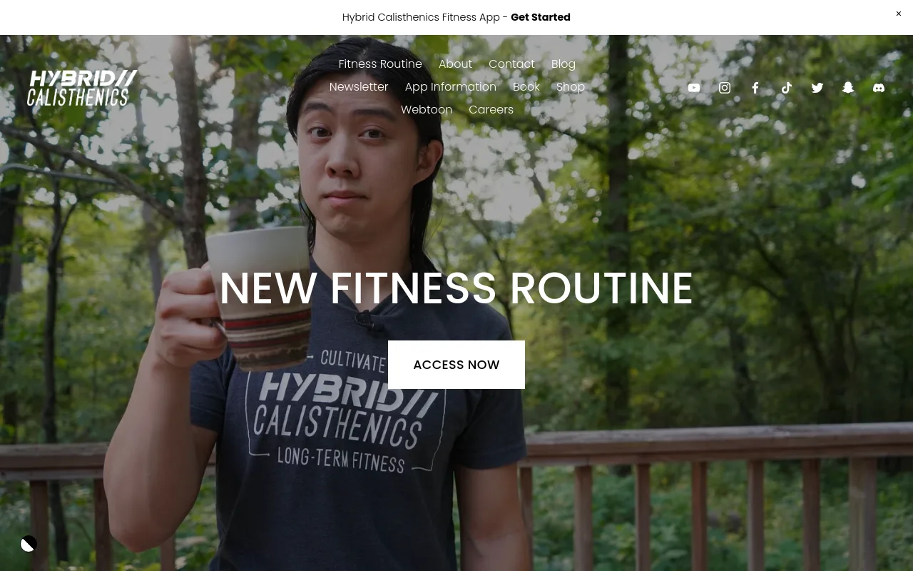 Best Calisthenics Workout App - hybrid absolute beginners starting