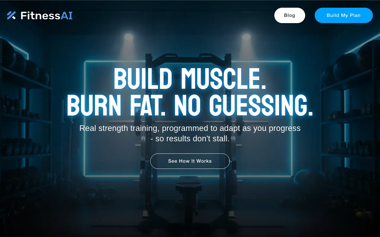 best fitness apps - fitnessai ai generated gym
