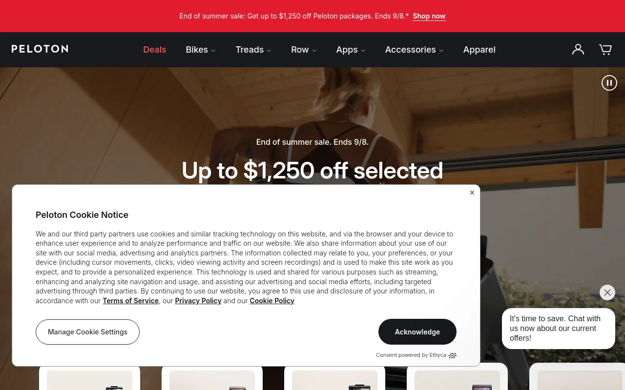 Best Workout Apps - peloton app thousands of