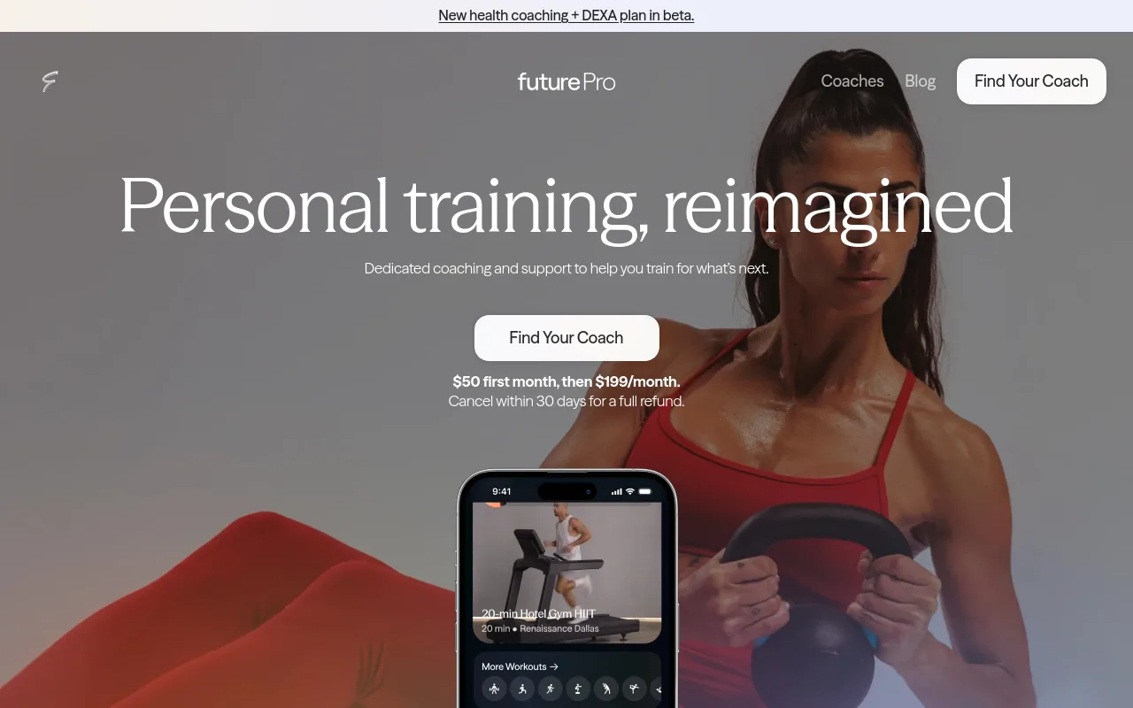 Best Workout Apps - future app true on