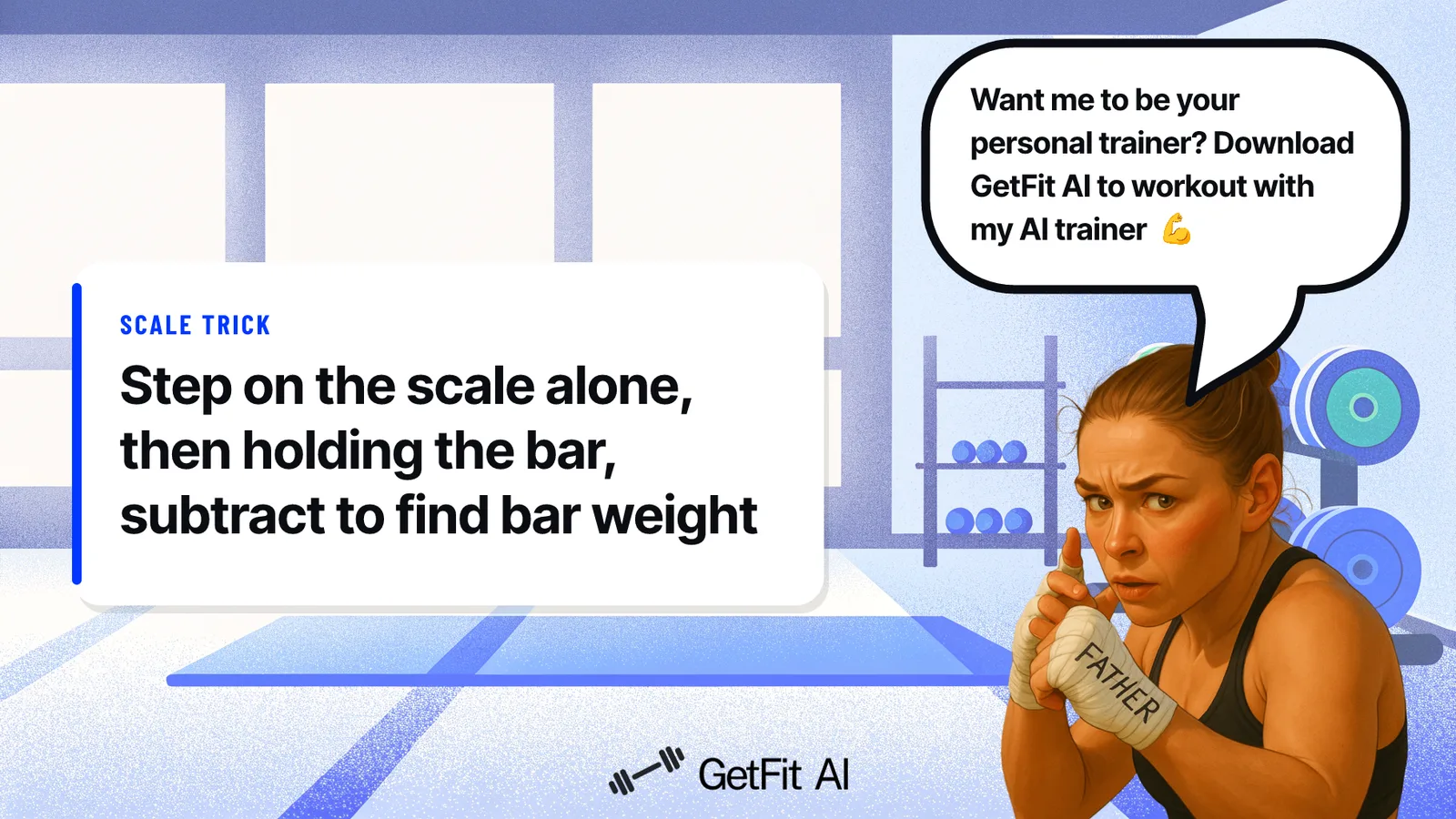 How Much Does A Bench Press Bar Weigh - use gym scale yourself