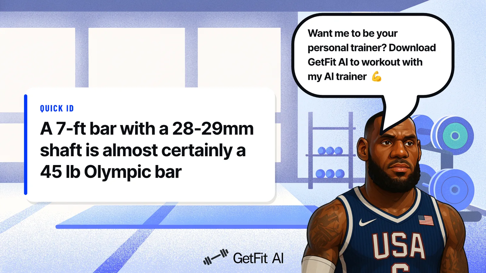 How Much Does A Bench Press Bar Weigh - use visual cues length